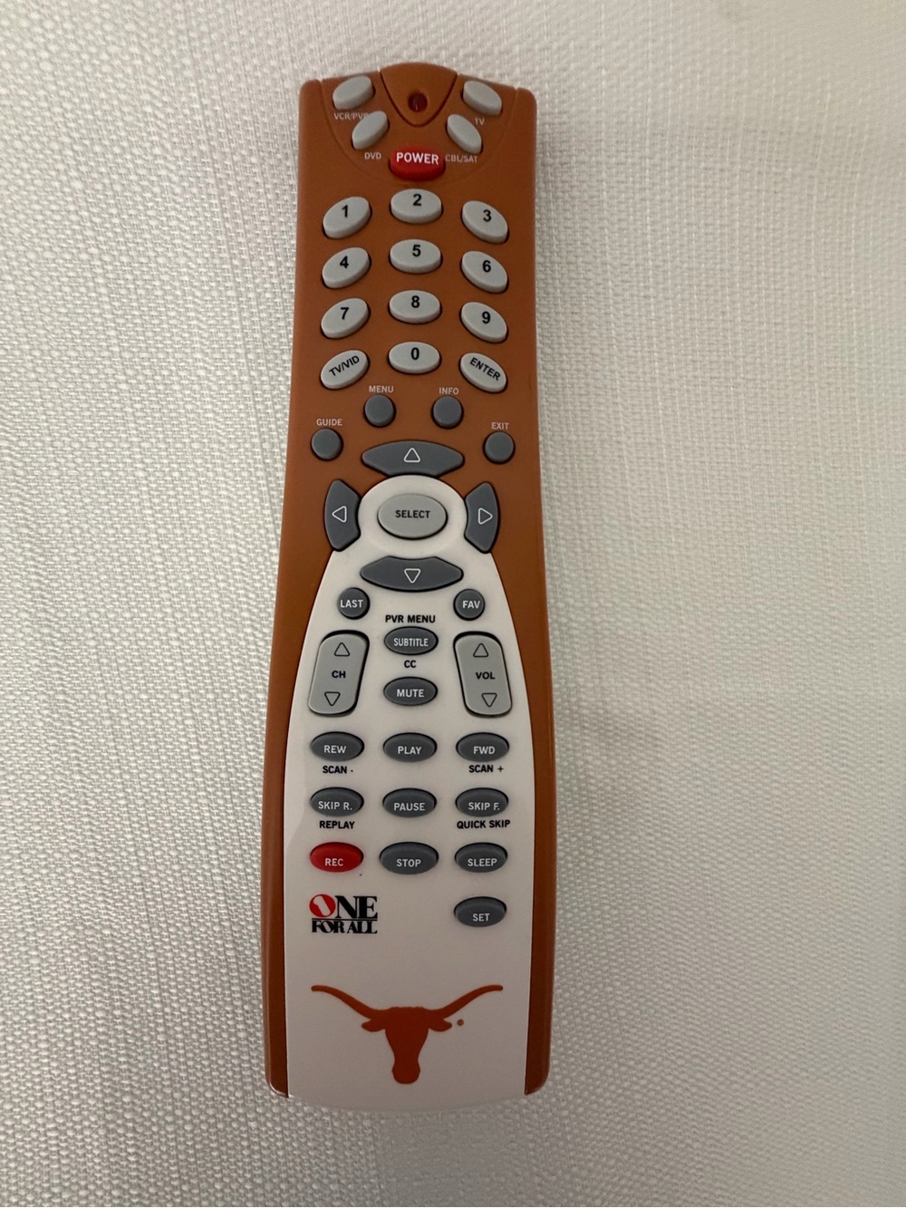 One For All UT Longhorns Universal Remote Control (F256)